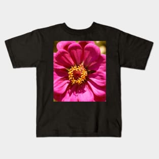 Pink Zinnia Kids T-Shirt